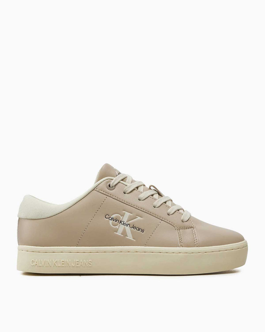 Calvin Klein Jeans Classic Cupsole Low Top Sneakers Eggshell/Creamy White