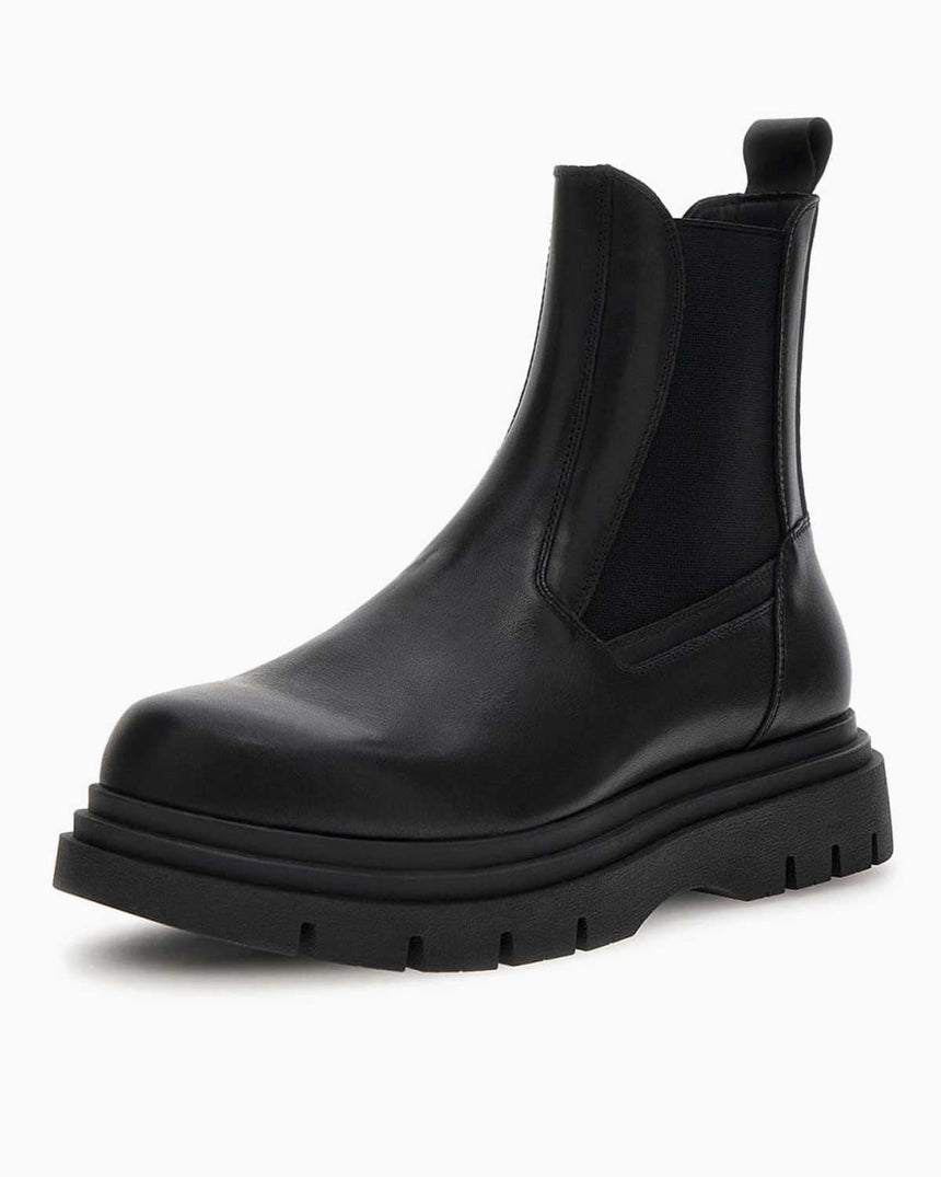 Guess Fergie Erkek Deri Karışımlı Bot Black