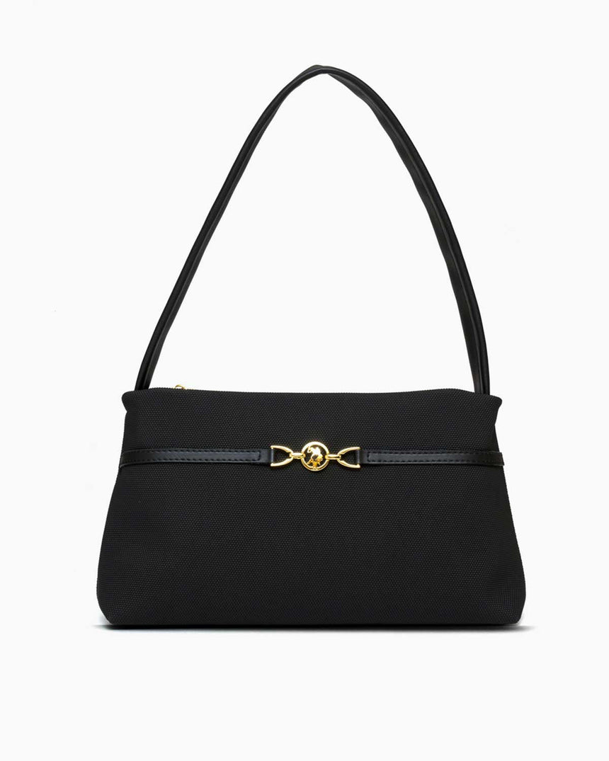 Us Polo Assn Aksesuar Detaylı Omuz Çantası Siyah