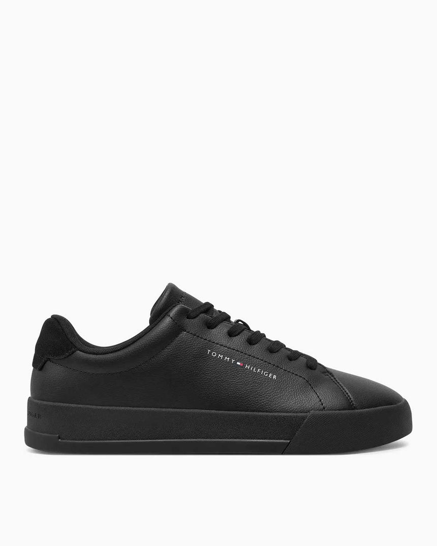 Tommy Hilfiger Court Leather Low Top Sneakers Black