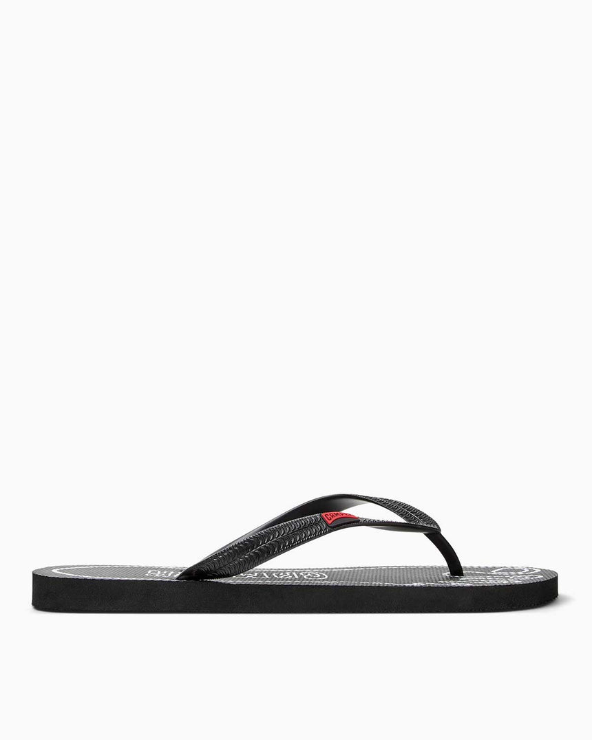 Camper Mallorkinas Kadın Terlik Strap Negro/Mallorkinas Negro