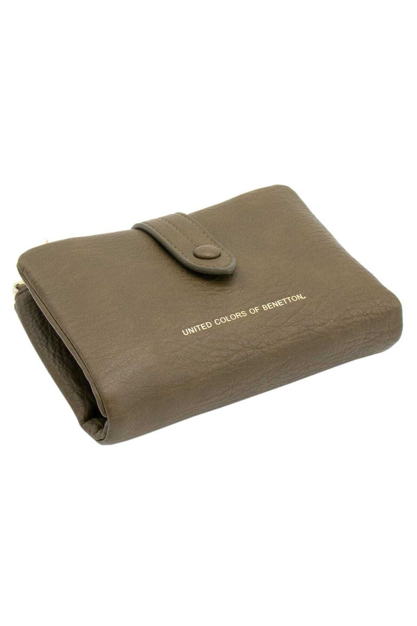 Benetton Vintage Small Kadın Cüzdanı Haki