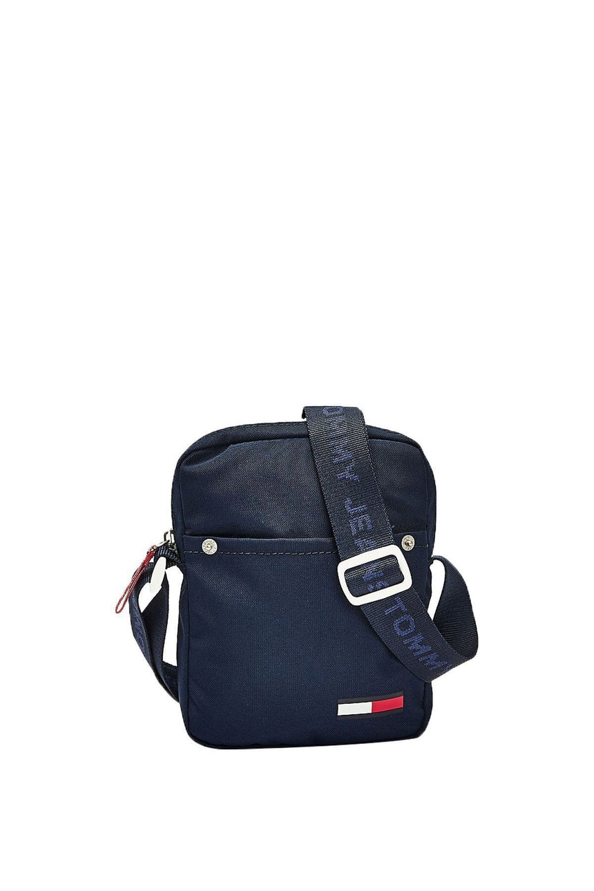 Tommy Hilfiger Tjm Cool City Mini Reporter Nyl Çapraz Askılı Erkek Çantası Black Iris