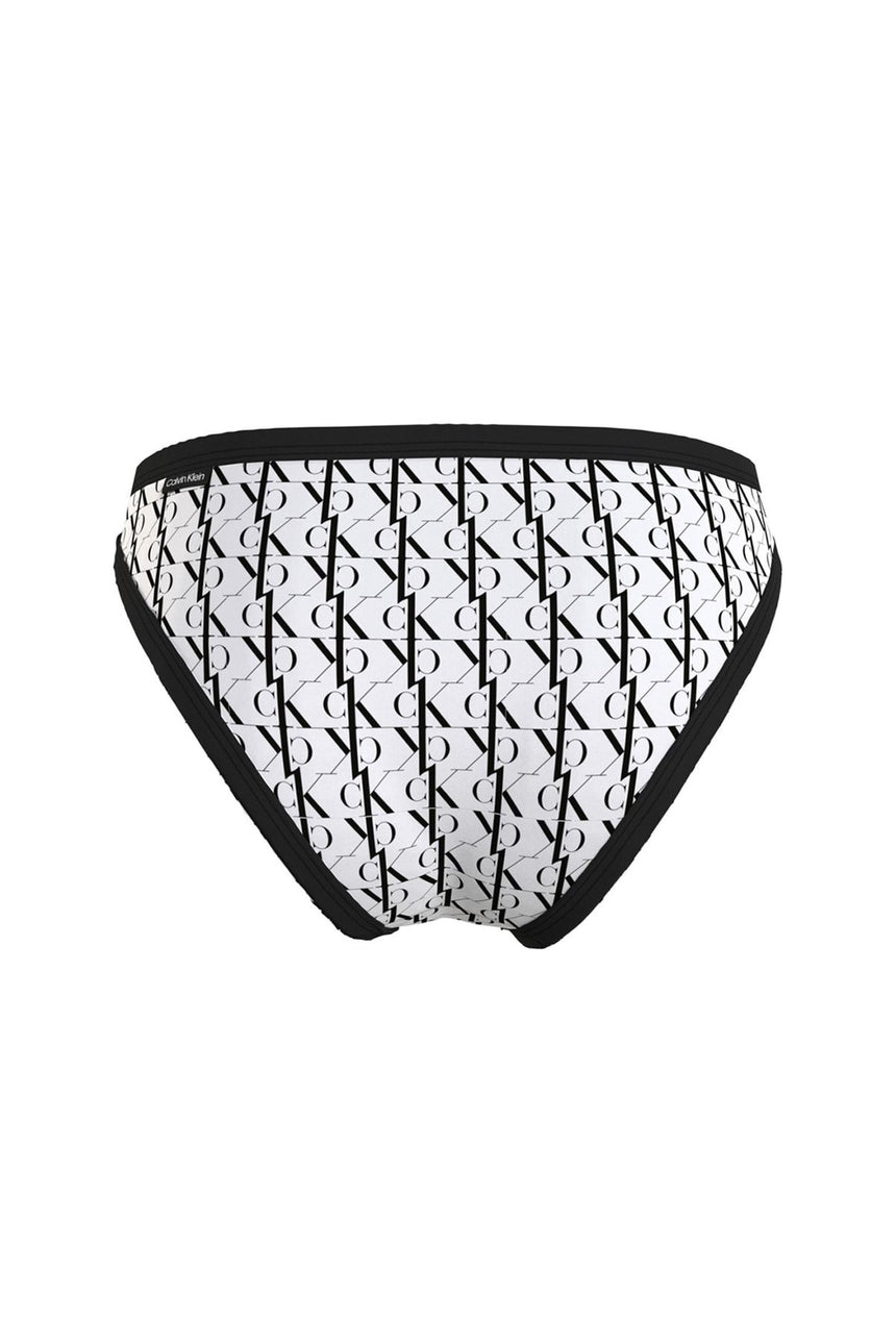 Calvin Klein Ck Monogram Baskılı Slip Kadın Bikini Altı KW0KW01703