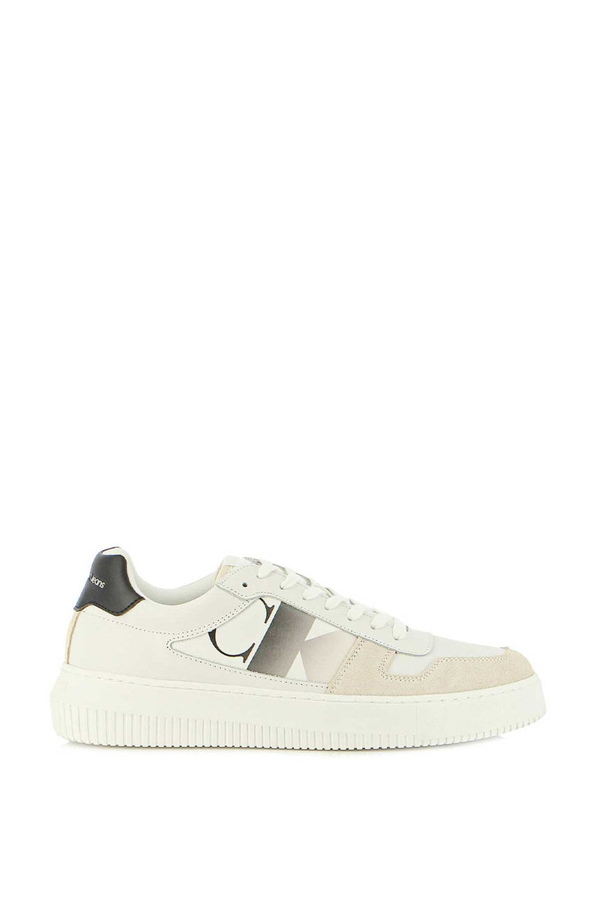 Calvin Klein Chunky Cup Lace Up Sneakers Bright White/Black