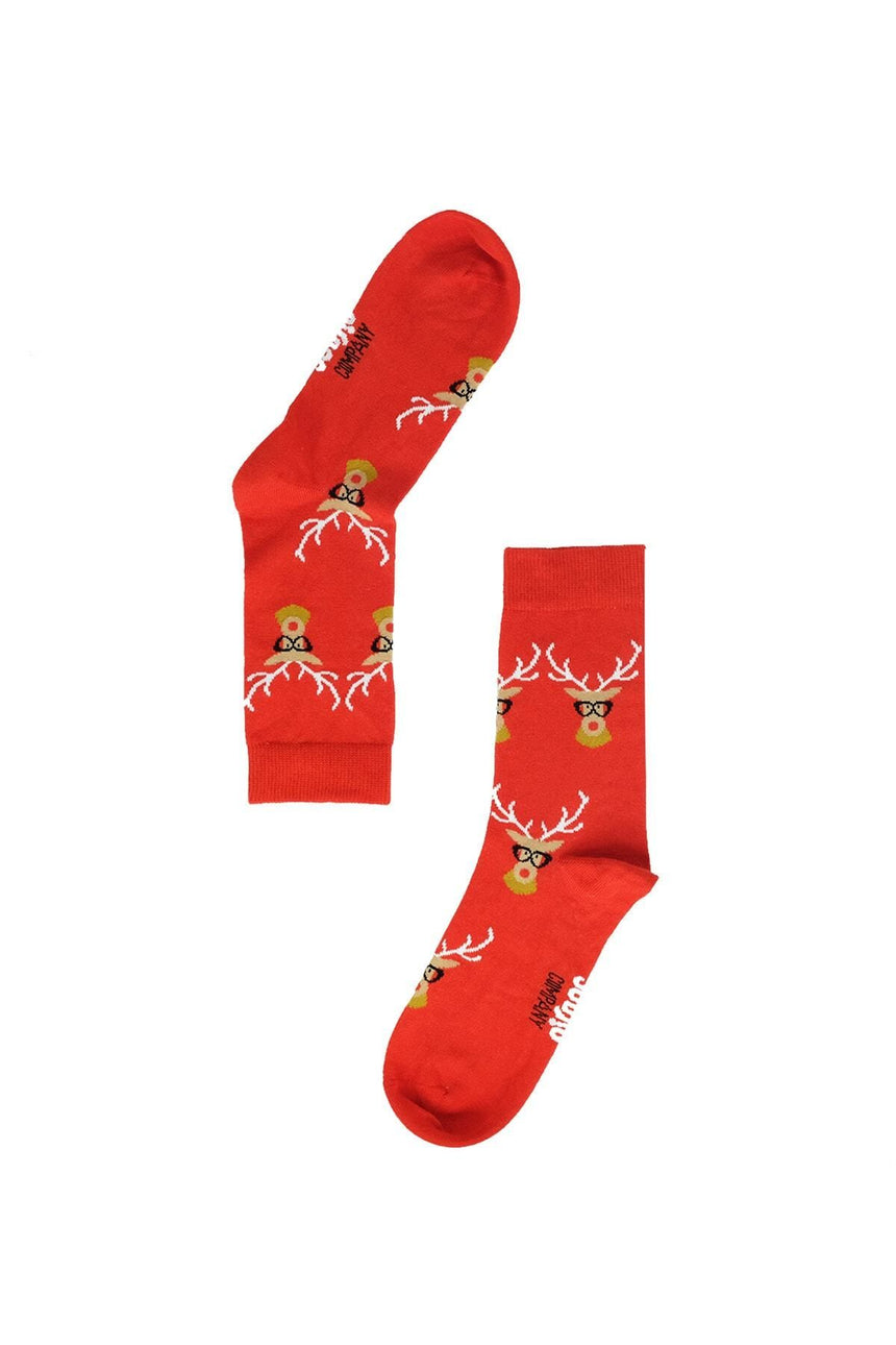 The Socks 3'lü Yılbaşı Desenli Kutulu Çorap Seti Renkli