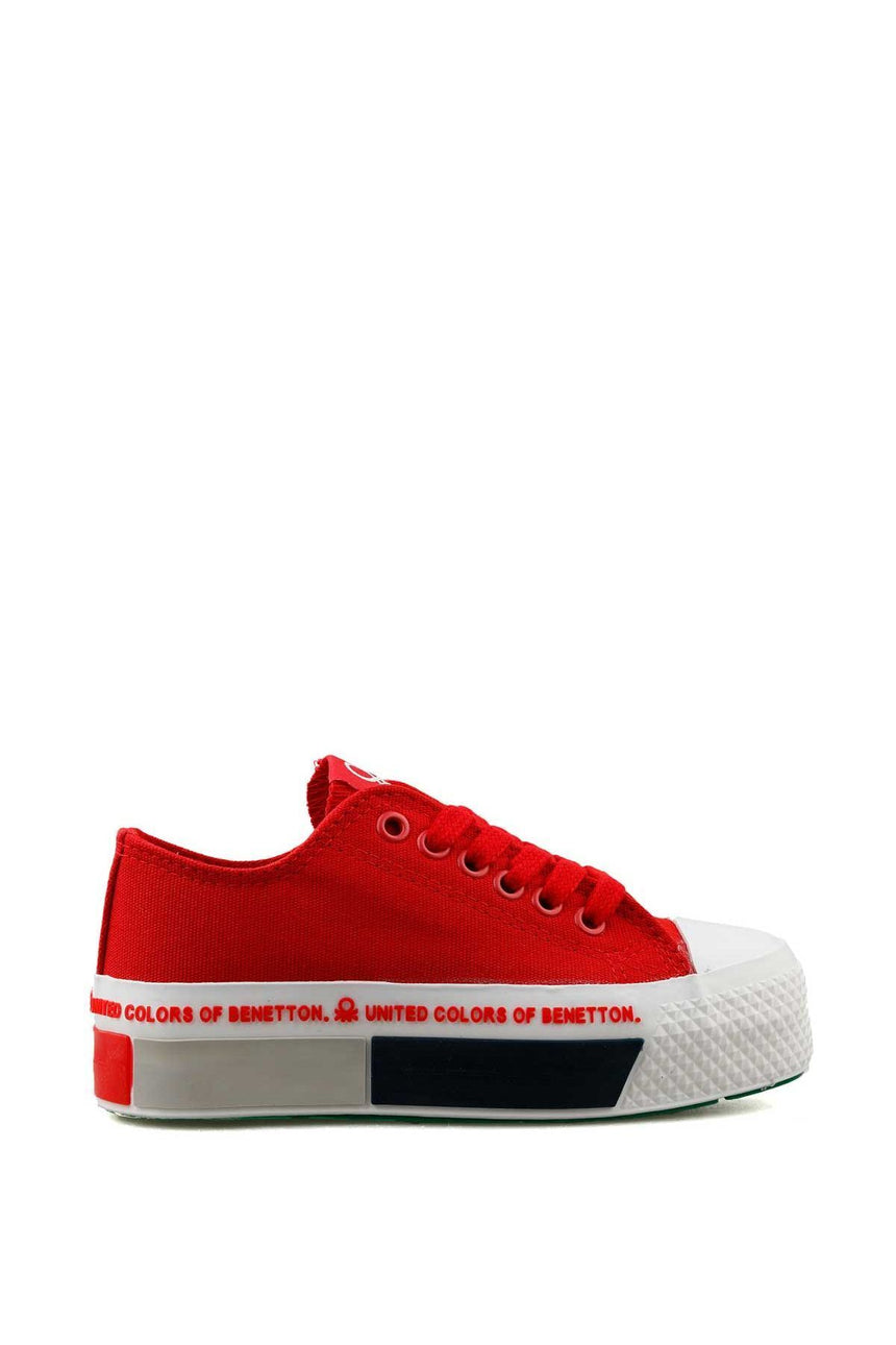 Benetton Kadın Spor Ayakkabı Kırmızı
