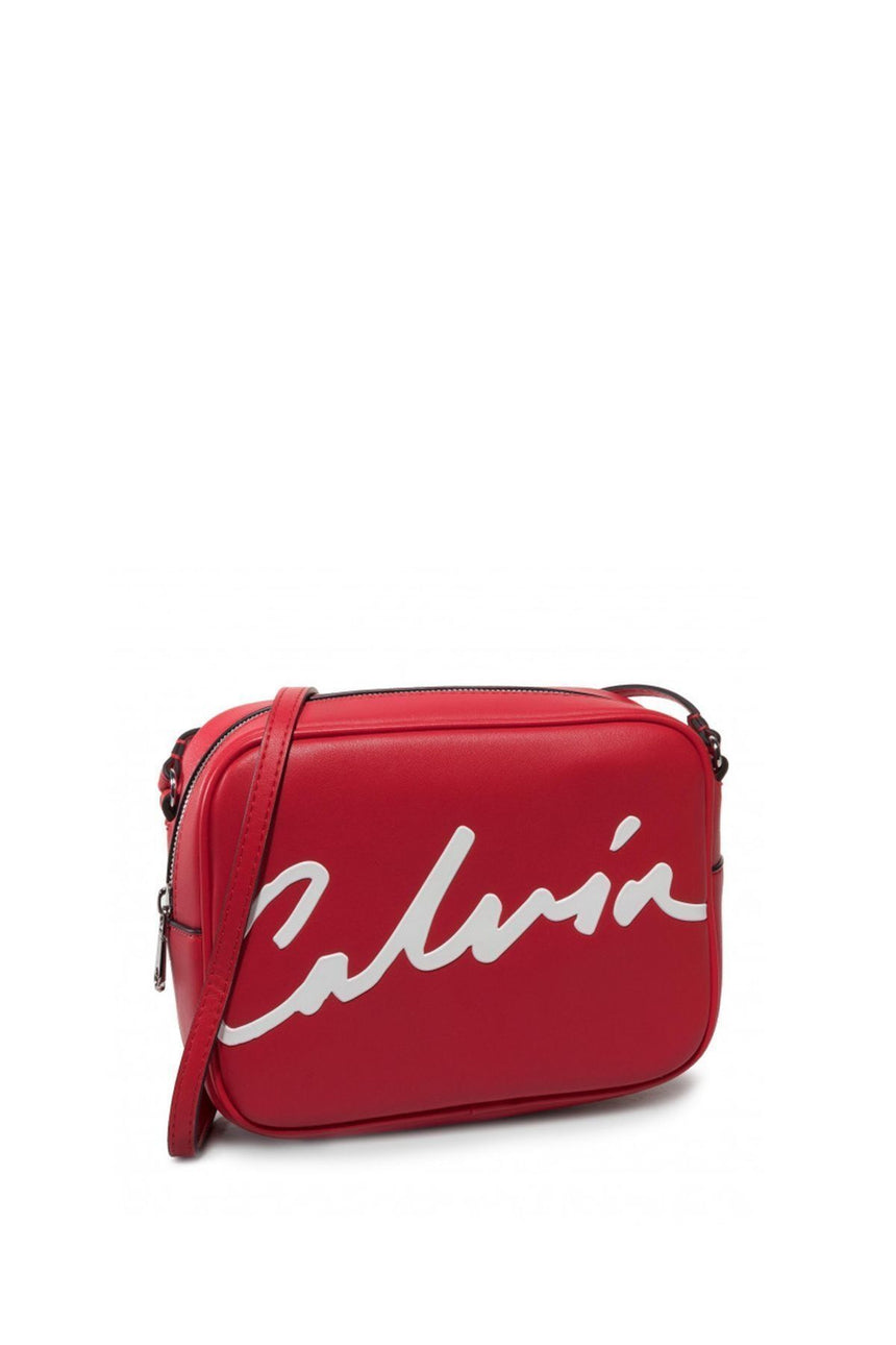 Calvin Klein Sculpted Large Camera Bag Çapraz Askılı Kadın Çantası RACING RED