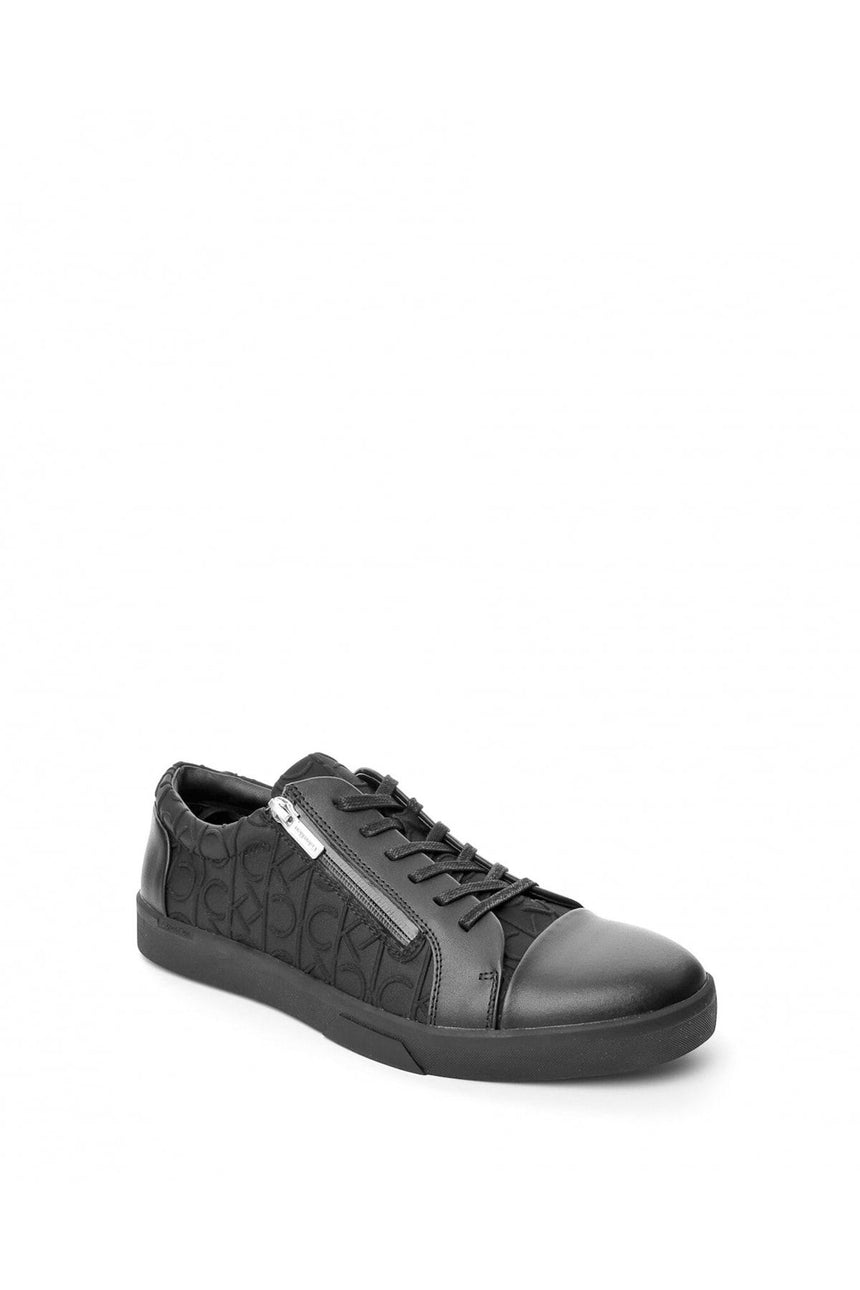 Calvin Klein Ibrahim Brsh Leat. Erkek Ayakkabı Black - Black