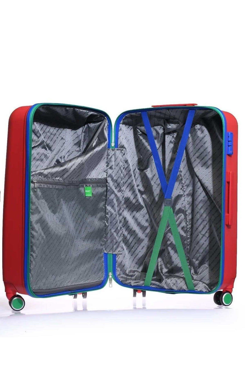 Benetton Orta Boy 60 Cm Valiz Kırmızı