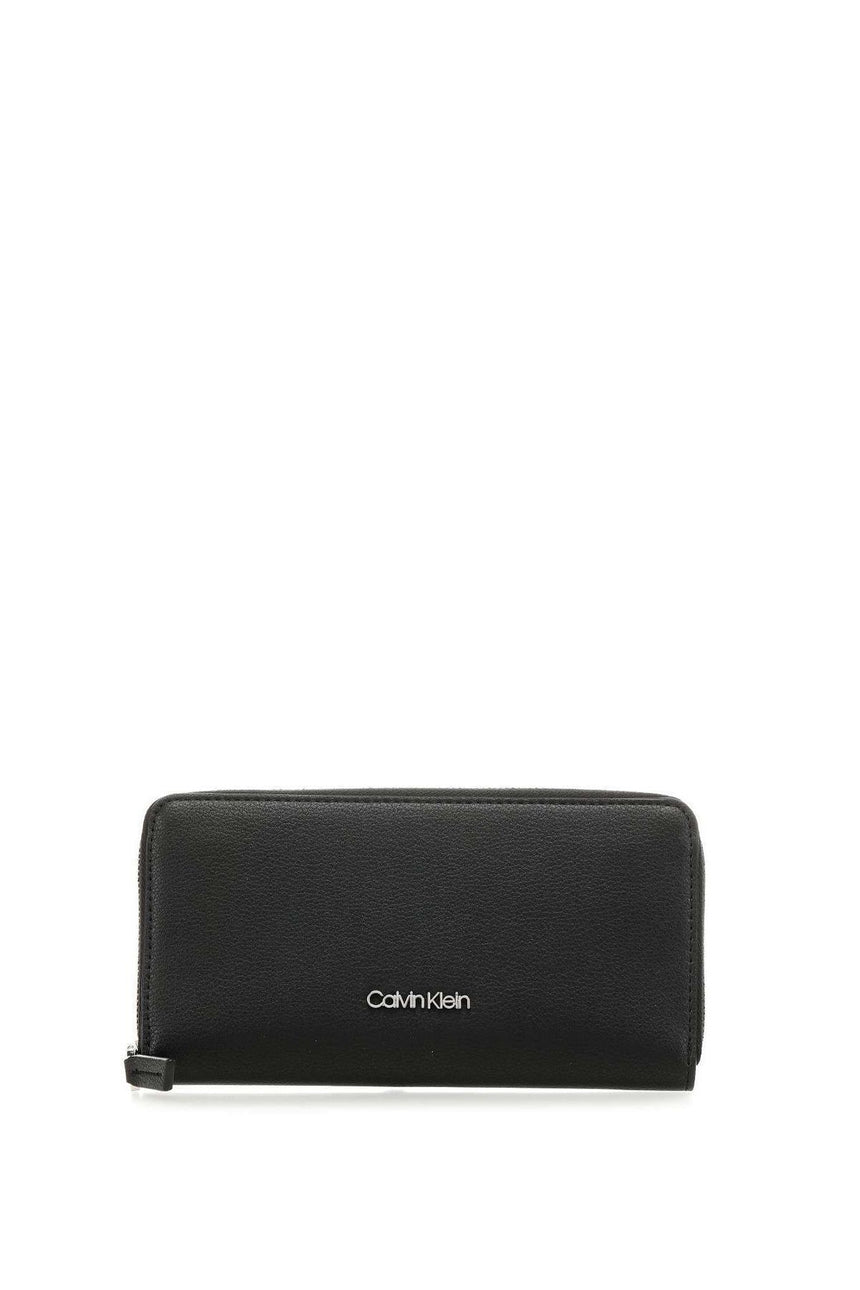 Calvin Klein Must Ziparound Wallet Lg Kadın Cüzdanı Black