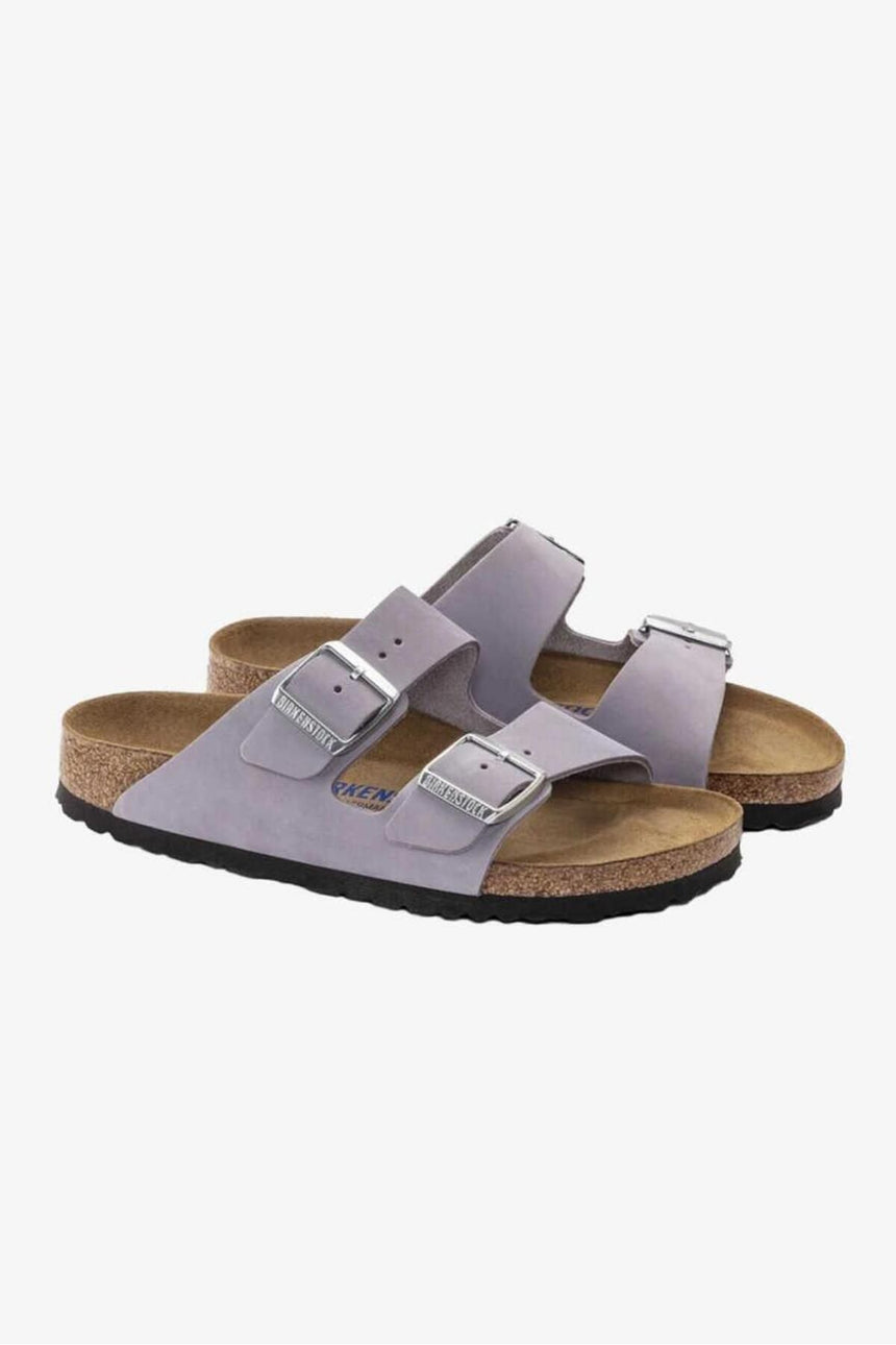 Birkenstock Arizona Sfv Nubuck Kadın Terlik Purple Fog