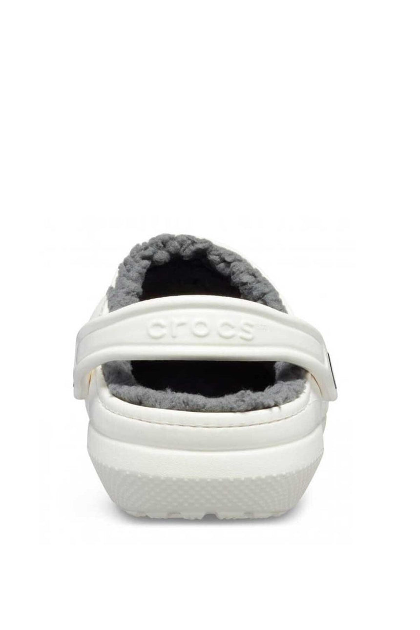 Crocs Classic Lined Clog Erkek Terlik White/Grey