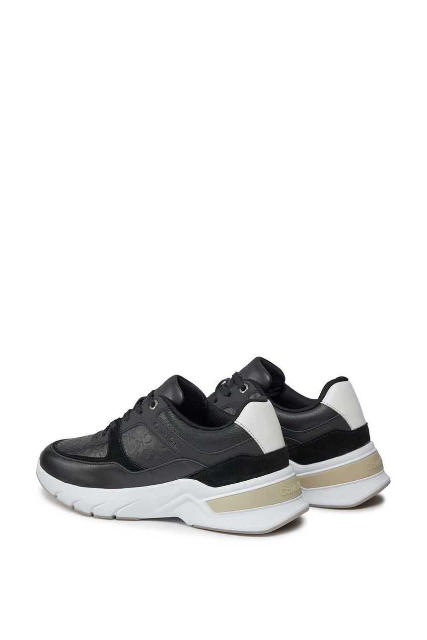 Calvin Klein Elevated Runner Mono Mix Sneakers Black
