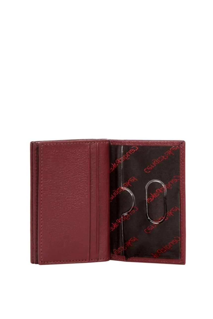 Cengiz 4 Blok Şeffaf Bölmeli Erkek Portföyü Bordo