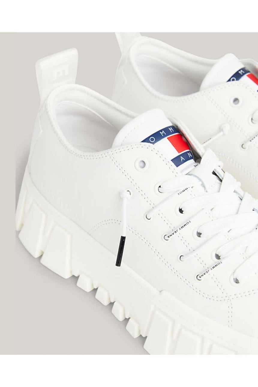 Tommy Hilfiger Platform Low Top Sneakers Ecru