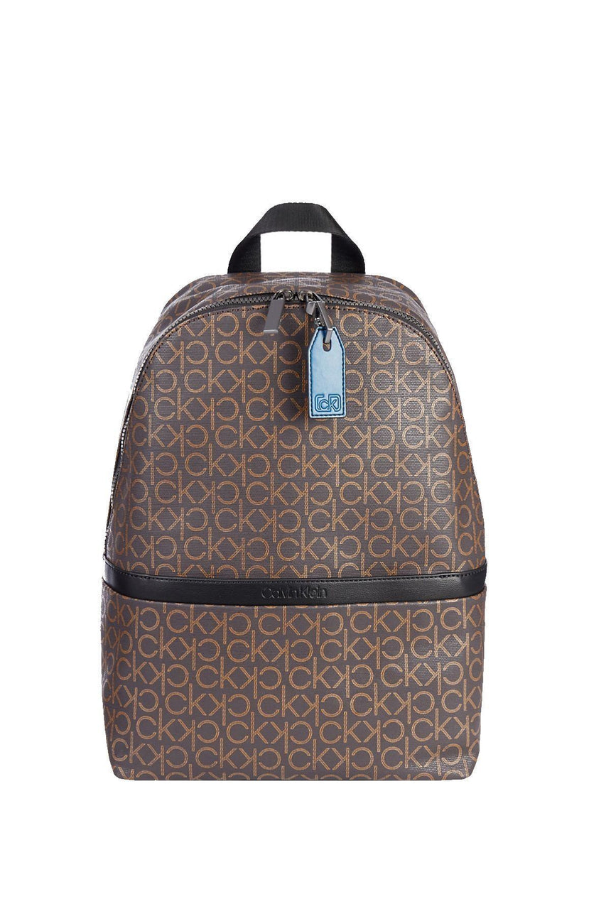 Calvin Klein Round Bp W/Pckt Erkek Sırt Çantası Brown Mono