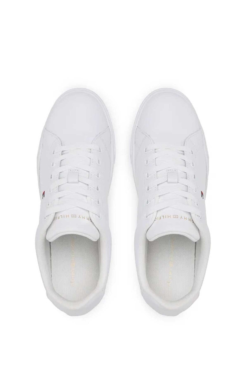 Tommy Hilfiger Essential Cupsole Kadın Sneaker Beyaz