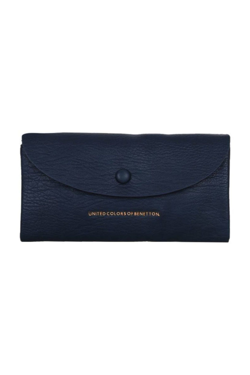 Benetton Vintage Medium Kadın Cüzdanı Lacivert