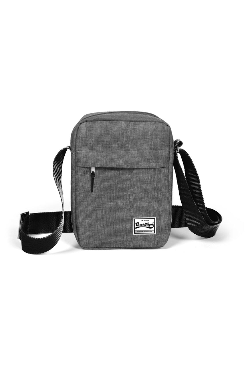 Coral High Ön Cepli Çapraz Askılı Erkek Çantası Gri