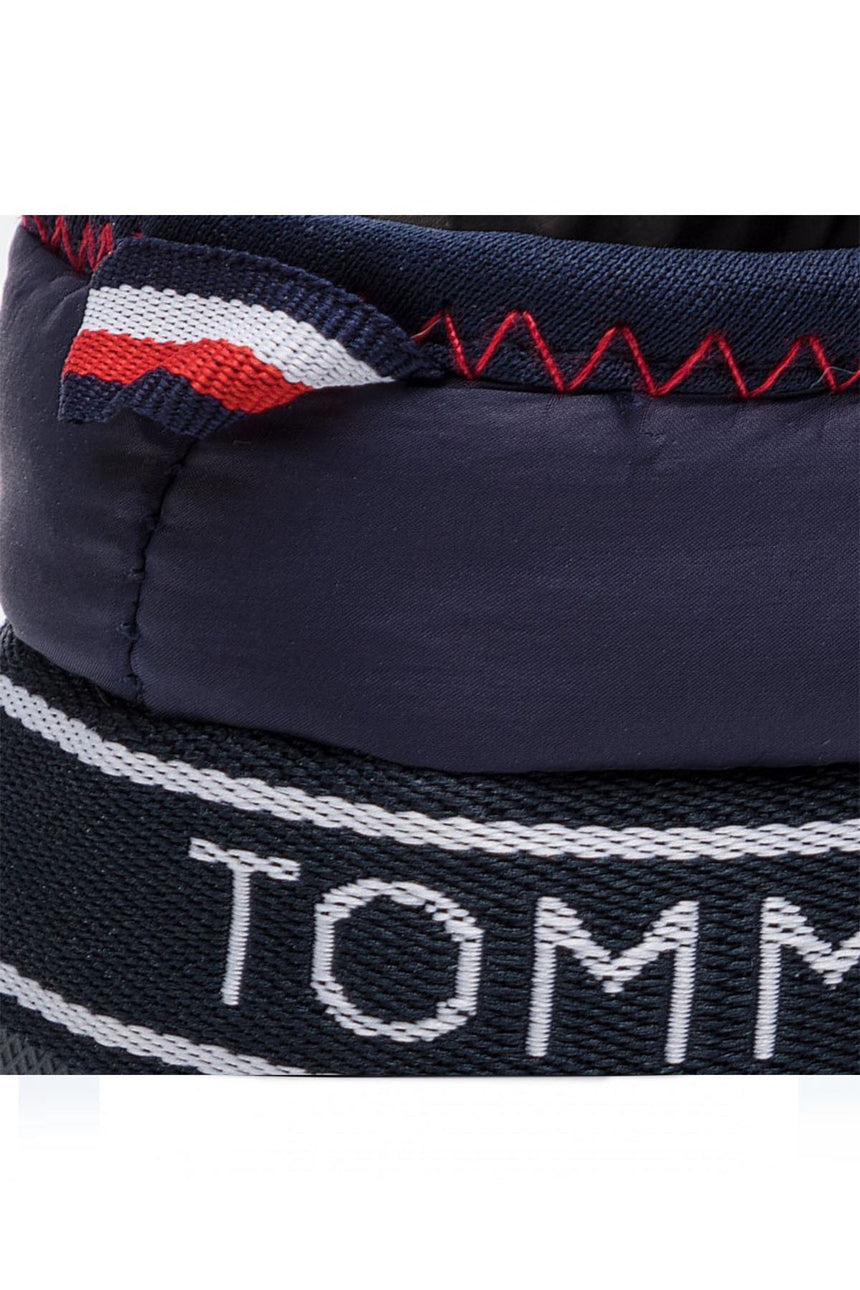 Tommy Hilfiger Womens Downslipper Patch Kadın Terlik Red