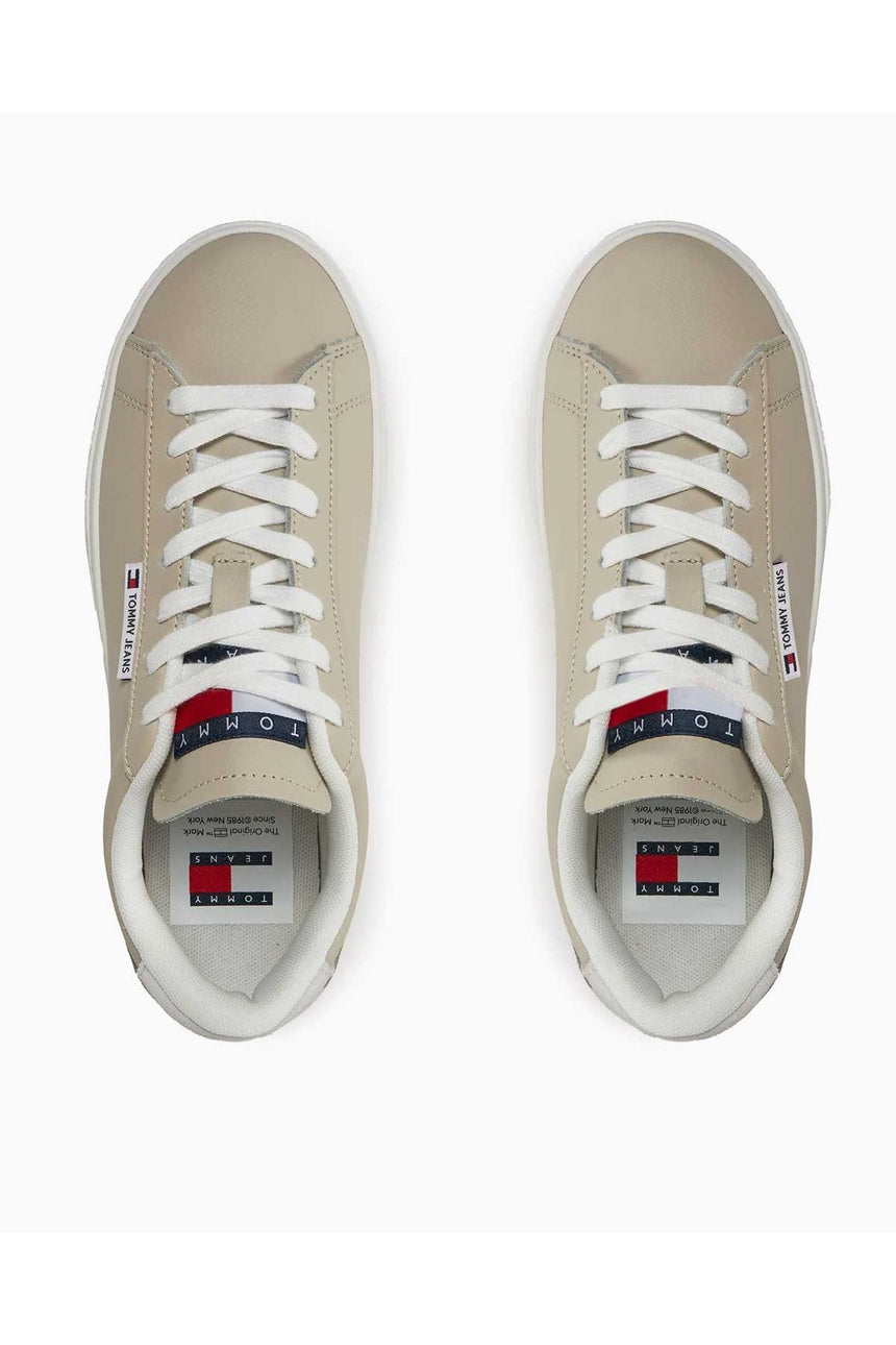Tommy Hilfiger Cupsole Low Top Sneakers Bleached Stone