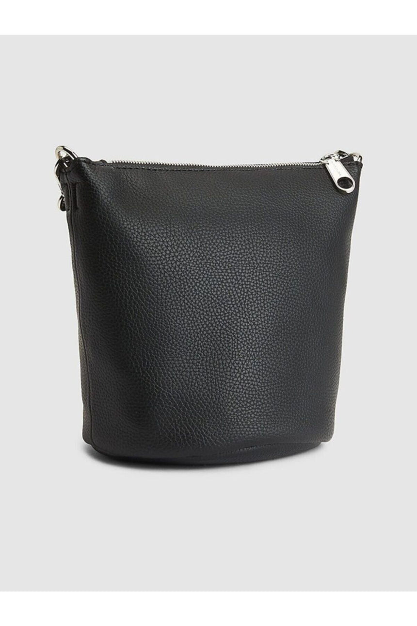 Calvin Klein Mini Bucket Python Kadın Omuz Çantası Black