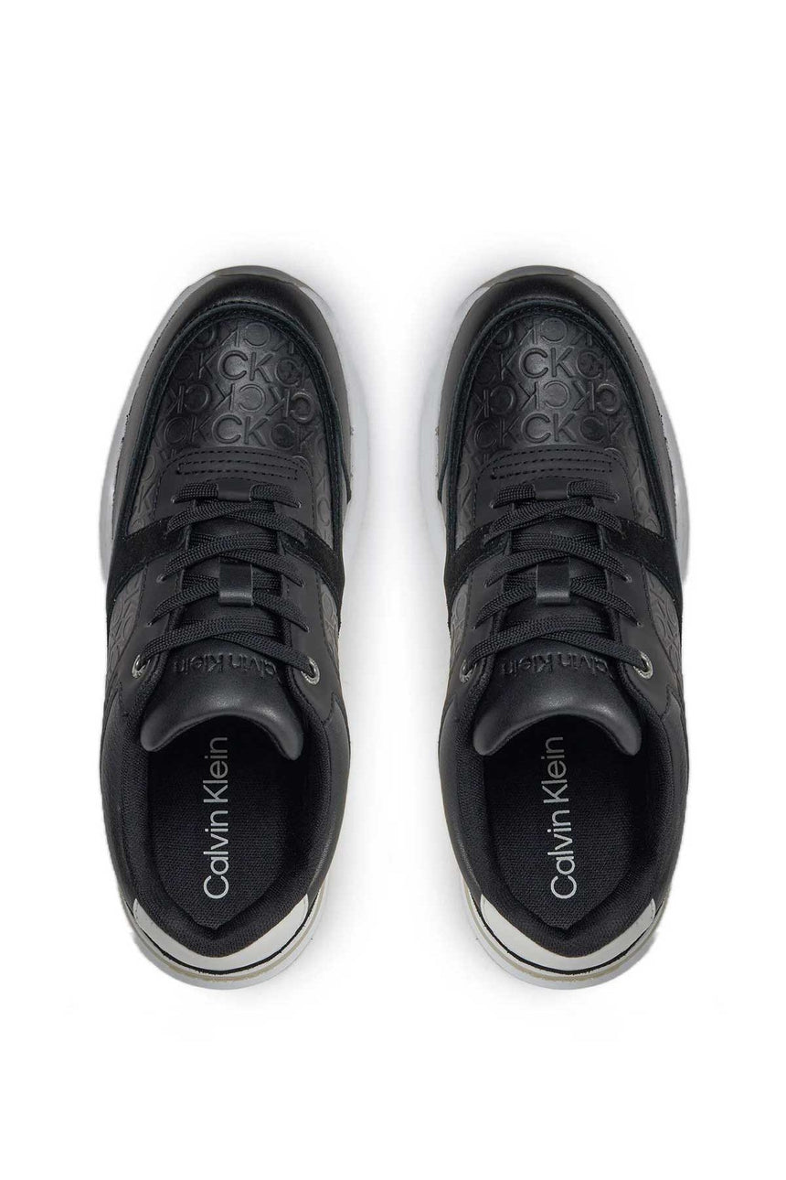 Calvin Klein Elevated Runner Mono Mix Sneakers Black