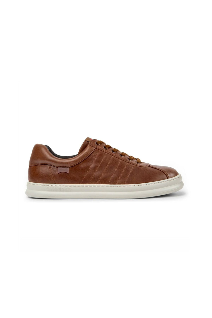 Camper Hakiki Deri Runner Erkek Sneakers Kahverengi