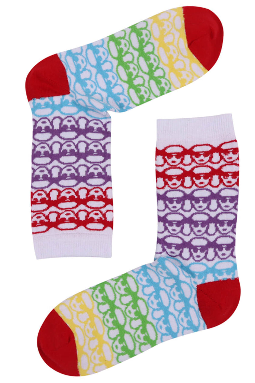 The Socks Company Gagas's Pattern Çok Renkli Çorap Renkli