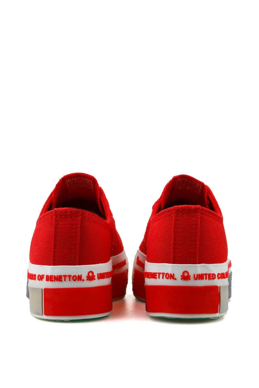 Benetton Kadın Spor Ayakkabı Kırmızı