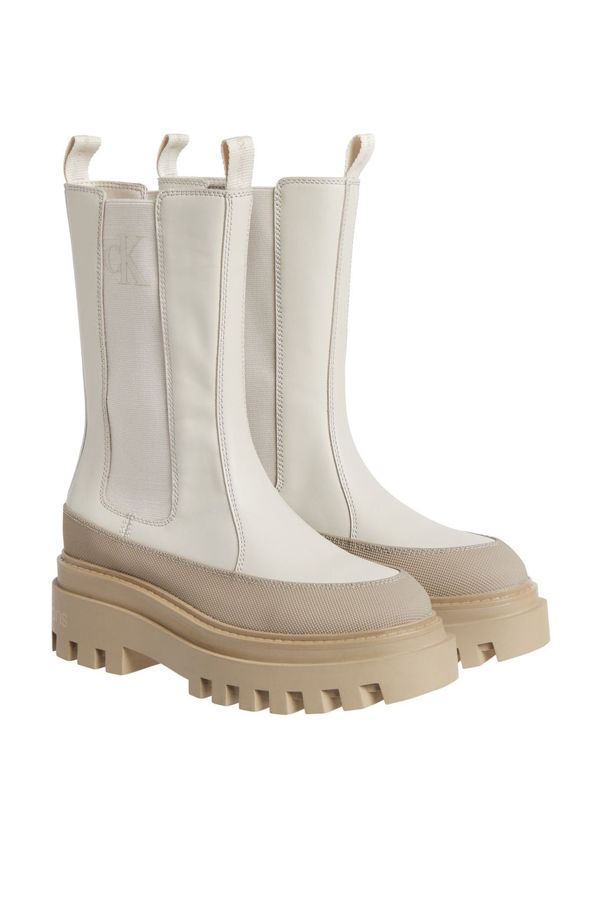 Calvin Klein Mid Kadın Boot Bej