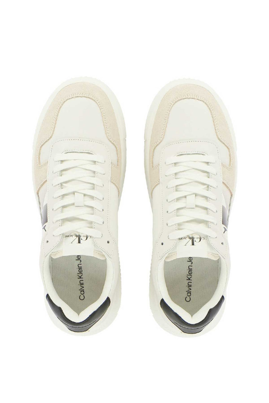 Calvin Klein Chunky Cup Lace Up Sneakers Bright White/Black