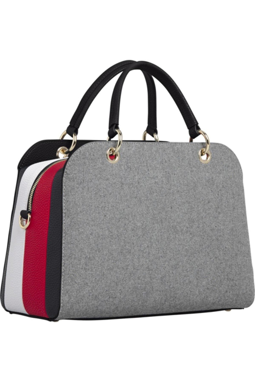 Tommy Hilfiger Th Essence Duffle Melton Kadın El Çantası Concrete Grey