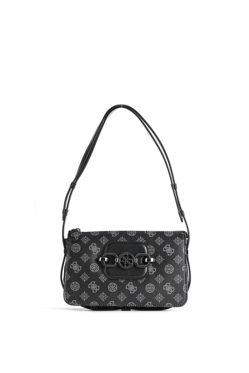 Guess Hensely Logo Kadın Çantası Kömür
