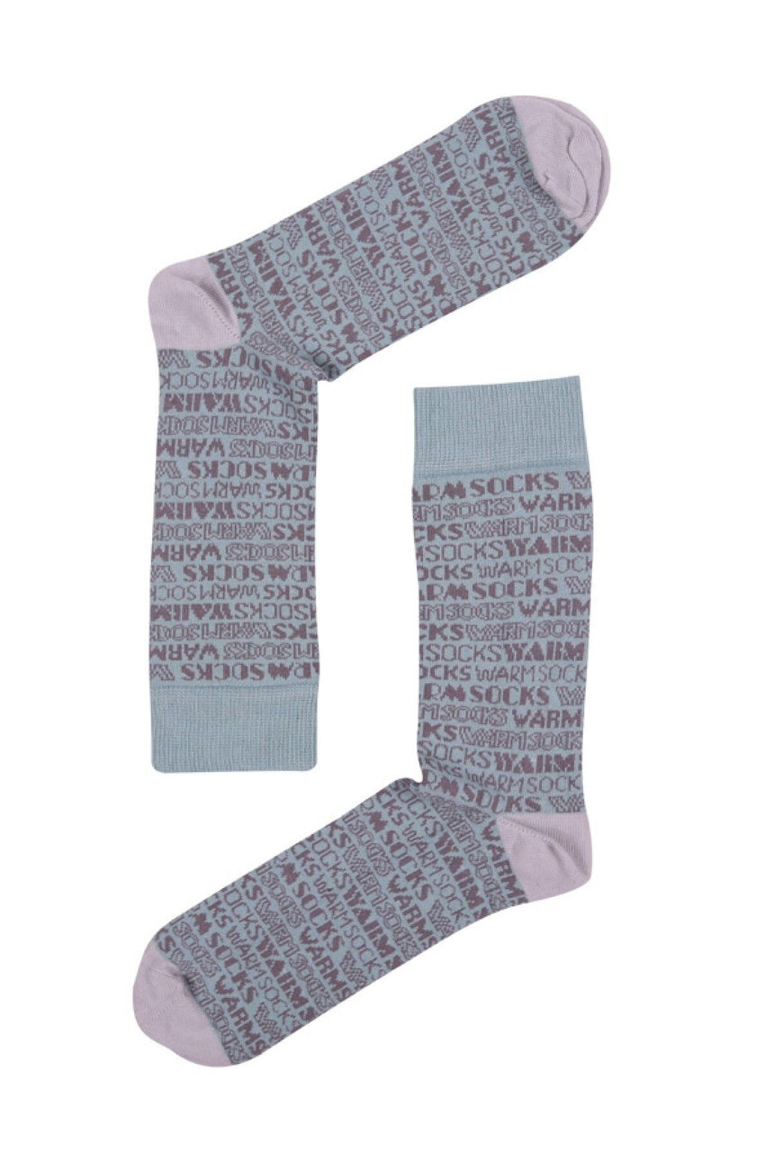 The Socks Company Typography Çorap Renkli