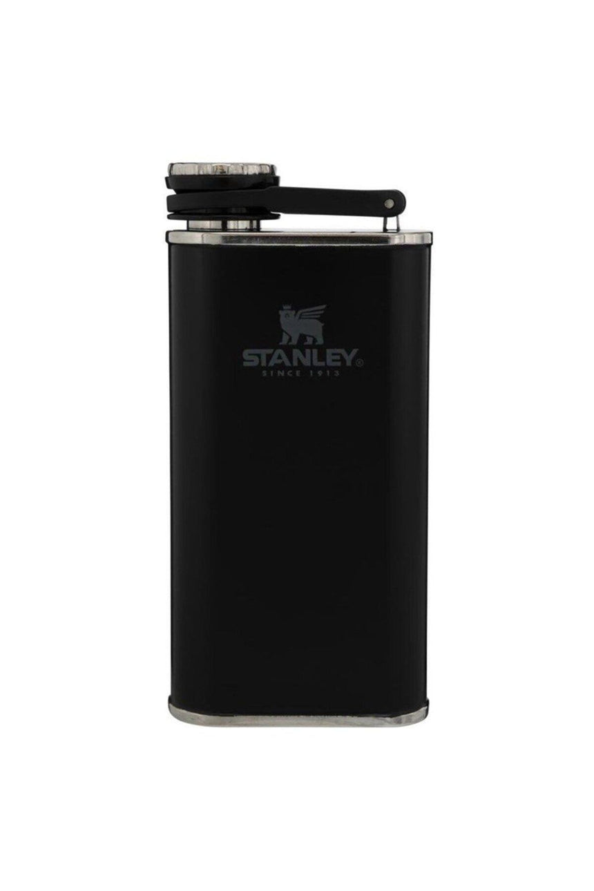 Stanley The Easy Fill Wide Mouth Flask 0.23 Litre Geniş Ağızlı Cep Matarası Matte Black