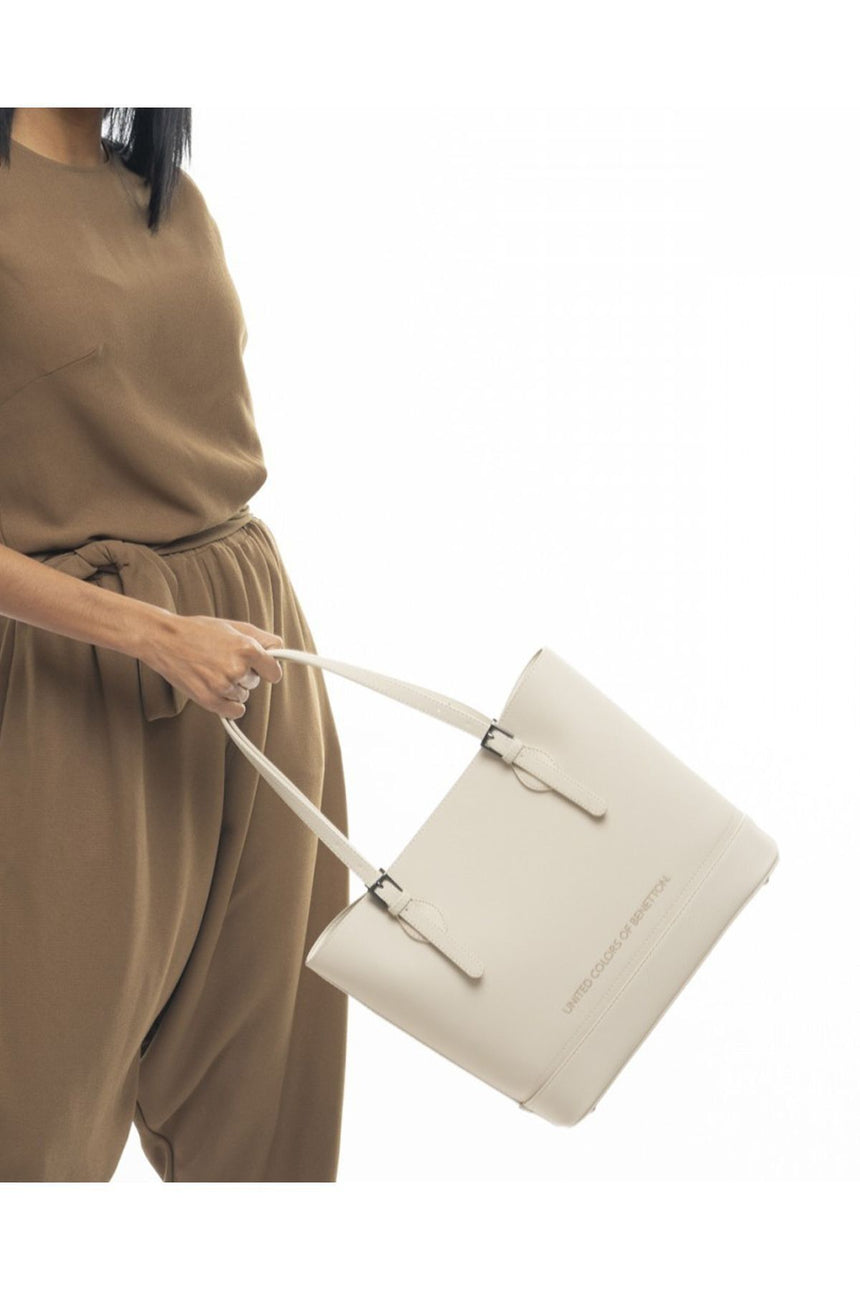 Benetton Nano Sport Kadın Omuz Çantası Bej