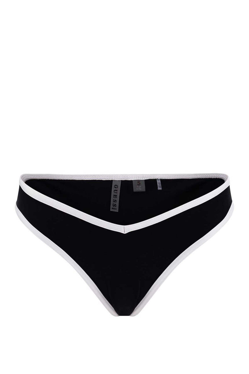 Guess Sporty Chic High Brazilian Bikini Altı Jet Black A996
