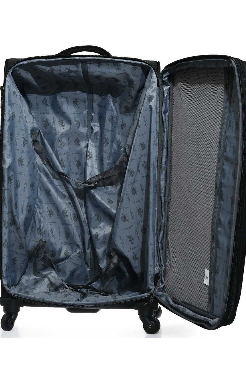 Us Polo Assn Kumaş Büyük Boy Valiz Siyah