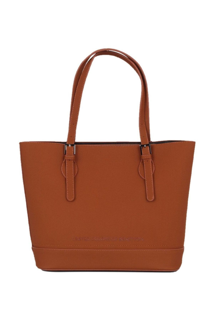 Benetton Shopper Kadın Kol Çantası Camel