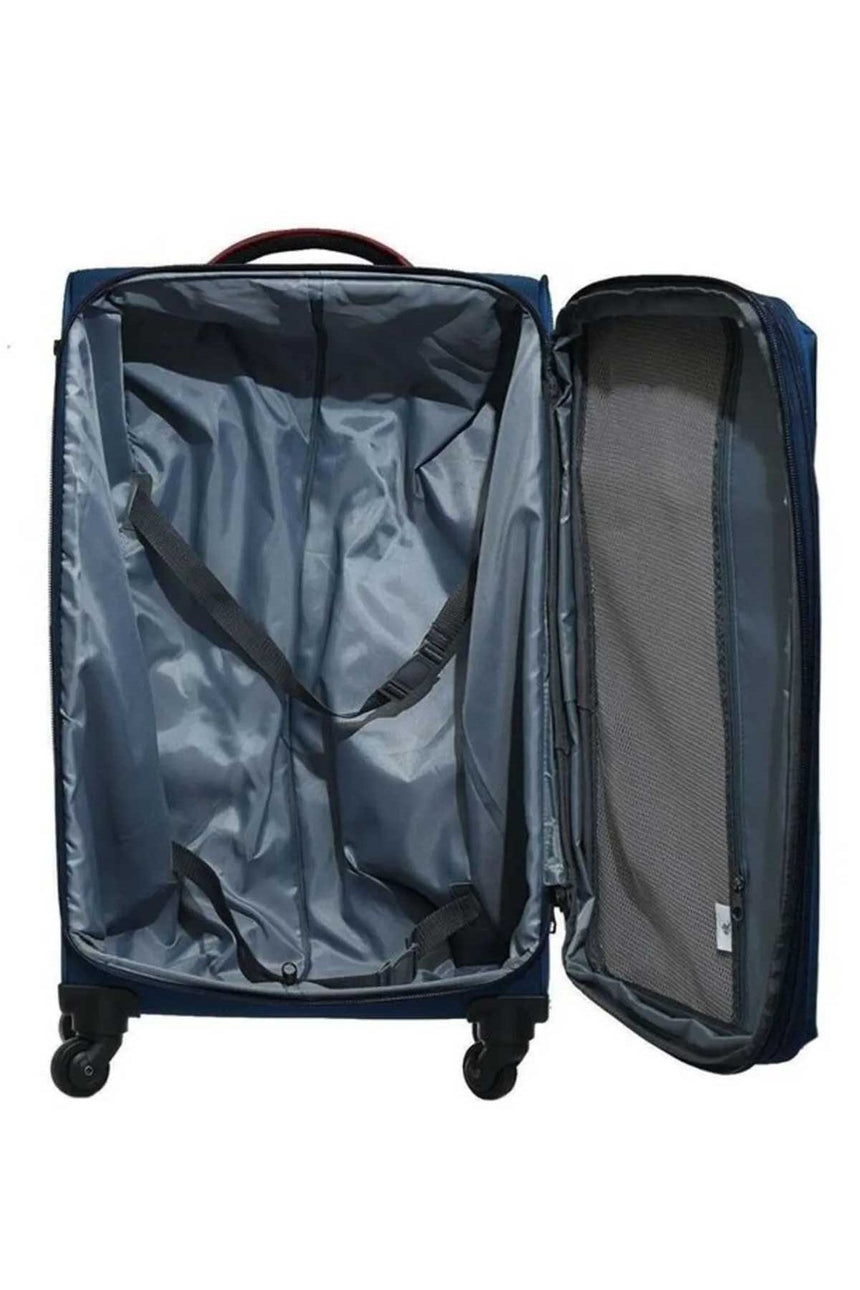 Us Polo Assn Kumaş Küçük Boy Valiz Lacivert - Kırmızı