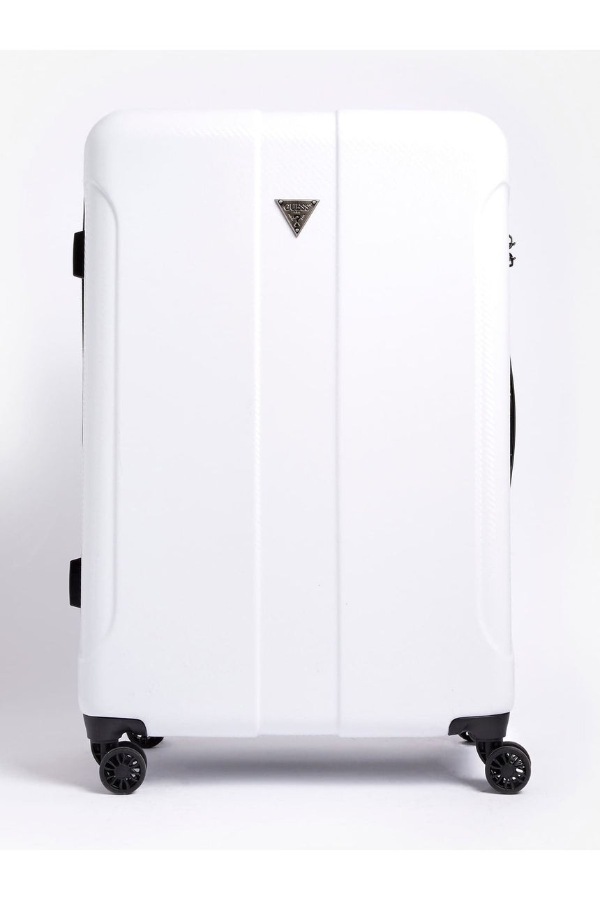 Guess Lustre2 8-Wheel 28 Büyük Boy Valiz White