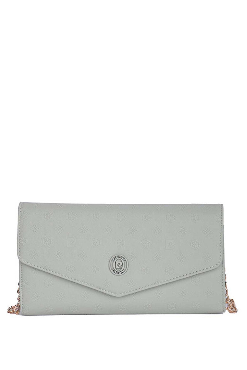 Pierre Cardin Print Kadın Cüzdanı Su Yeşili