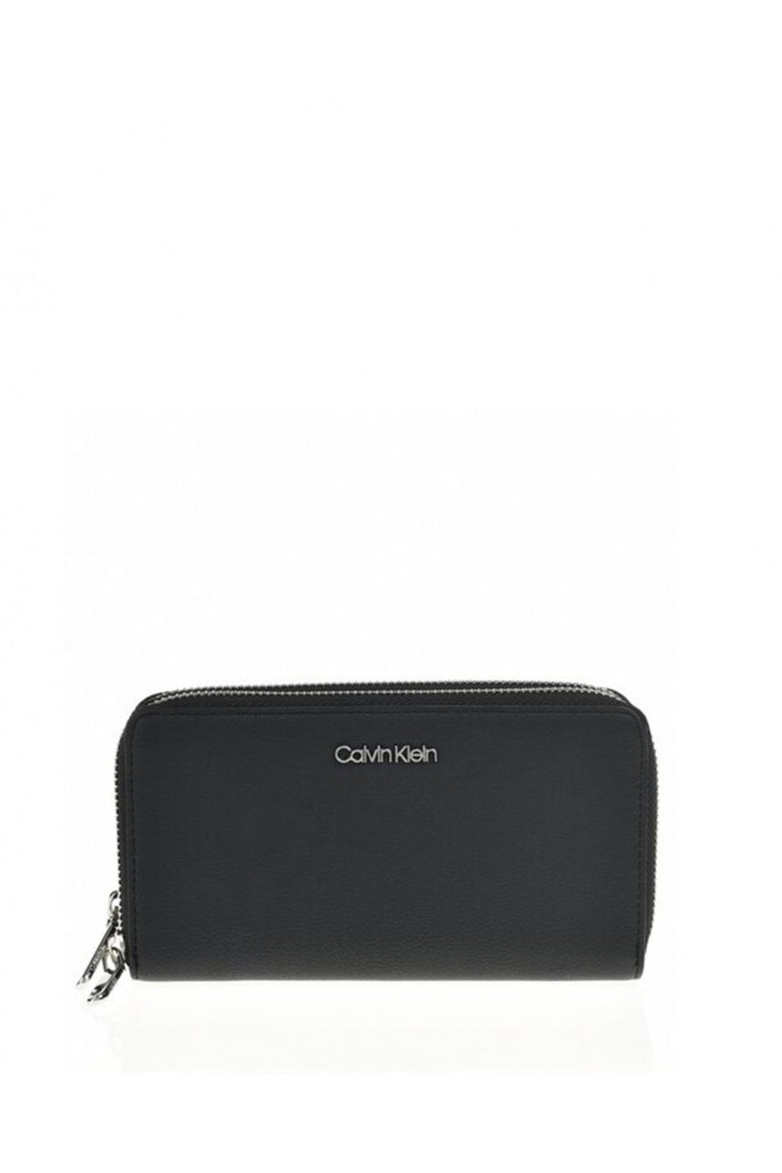 Calvin Klein Stitch Double Kadın Cüzdanı Black
