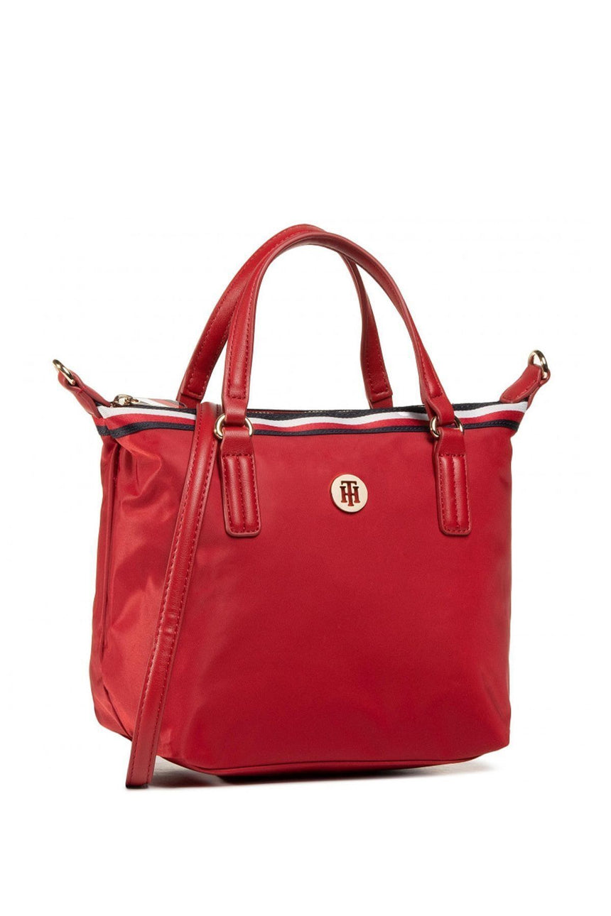 Tommy Hilfiger Poppy Small Tote Corp Kadın El Çantası Arizona Red