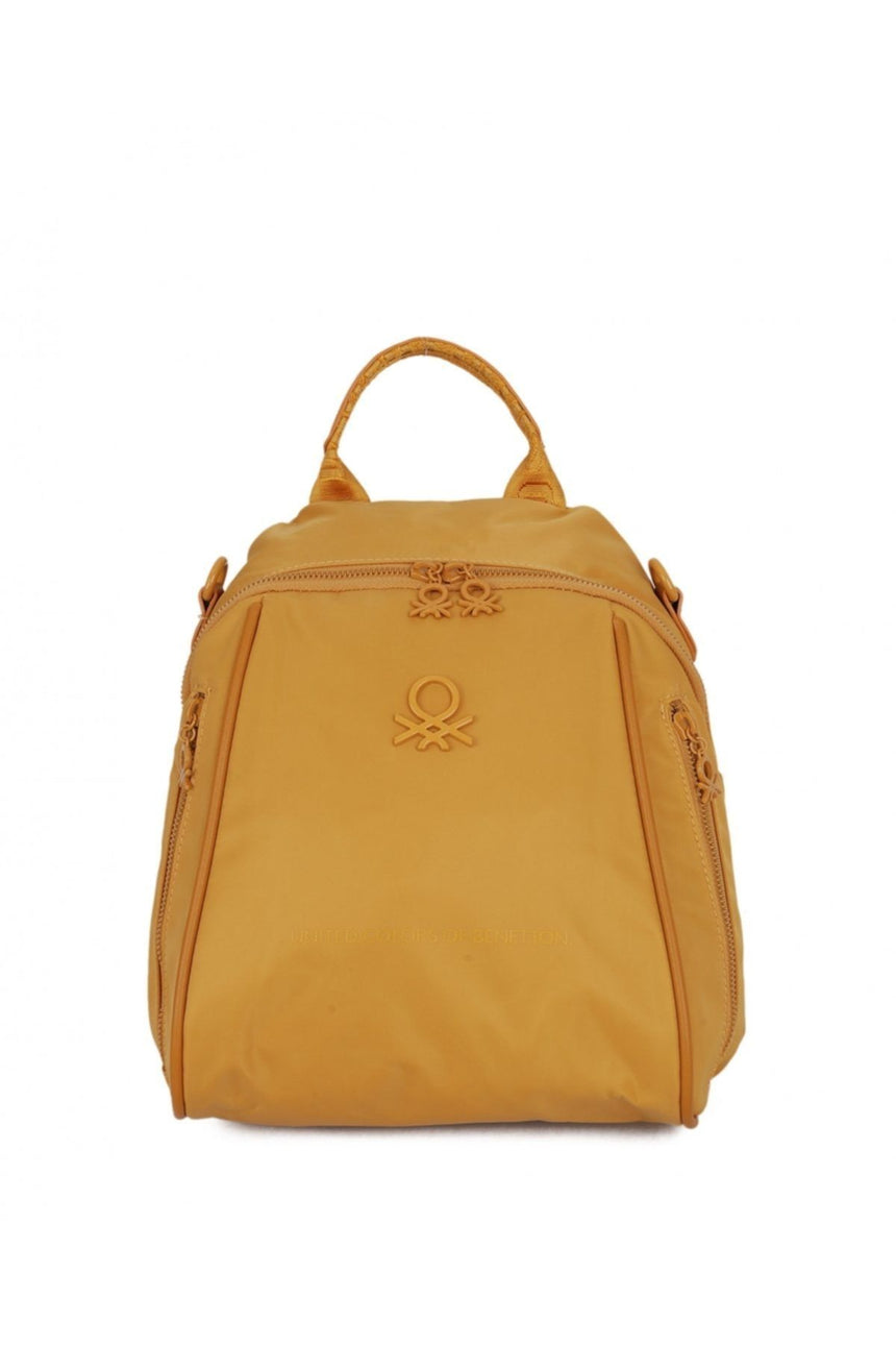 Benetton İki Bölmeli Kadın Sırt / Kol Çantası Hardal