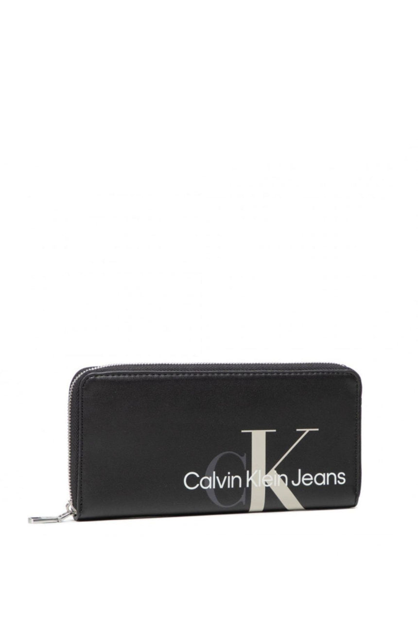 Calvin Klein Kadın Heykel Monogram Cüzdan Black