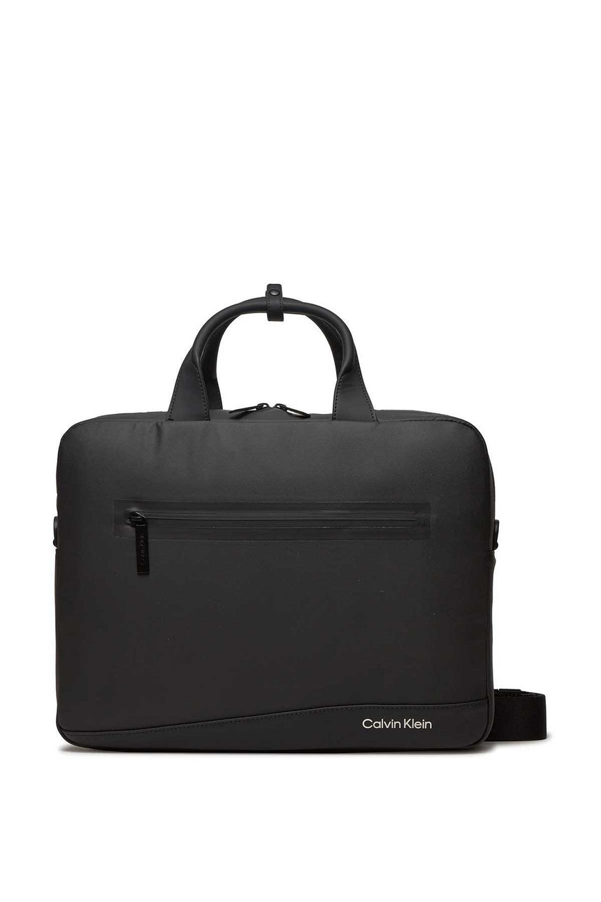 Calvin Klein Rubberized Laptop Çantası Black