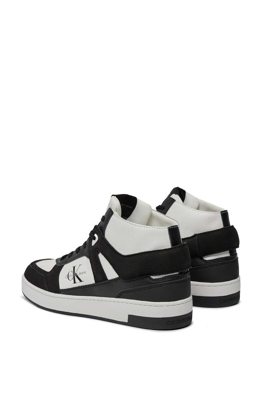 Calvin Klein Basket Cupsole Mid Sneakers Bright White/Black